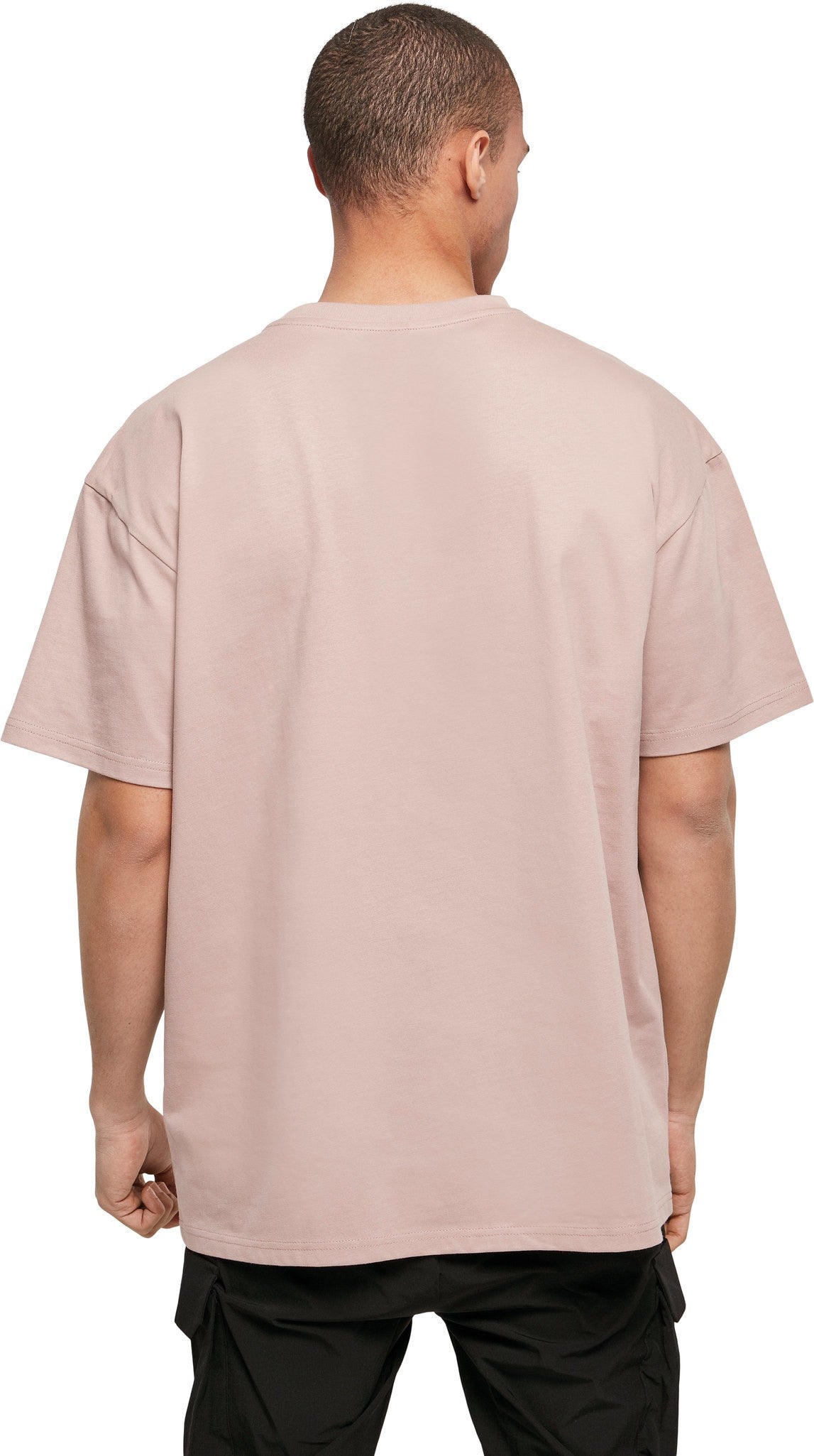 Build Your Brand Heavy oversized tee - Hibiskus Pink