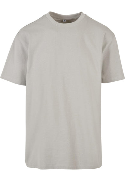 Build Your Brand Heavy oversized tee - Light Grey