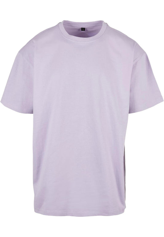 Build Your Brand Heavy oversized tee - Lilac