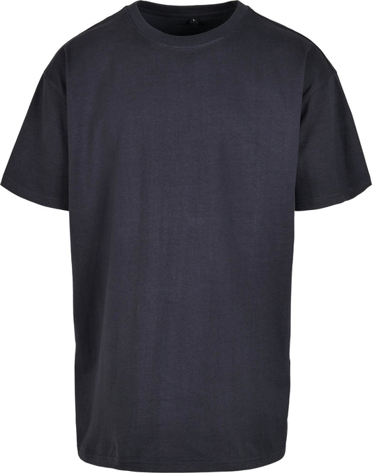 Build Your Brand Heavy oversized tee - Navy