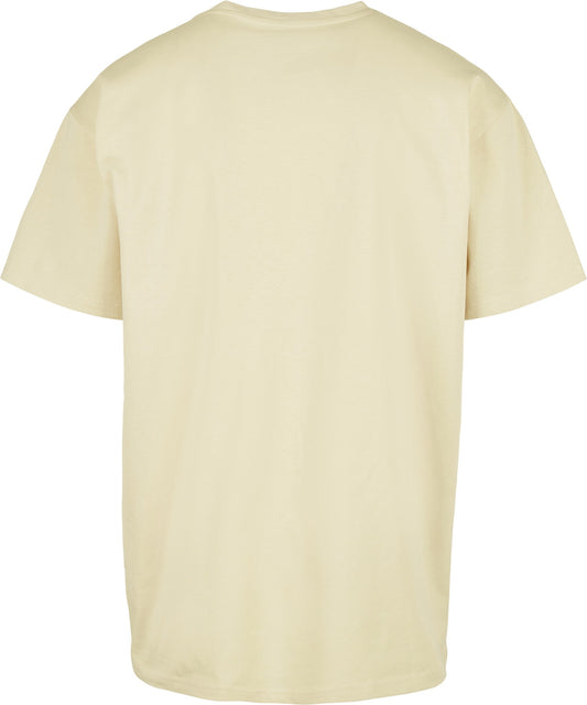 Build Your Brand Heavy oversized tee - Soft Yellow