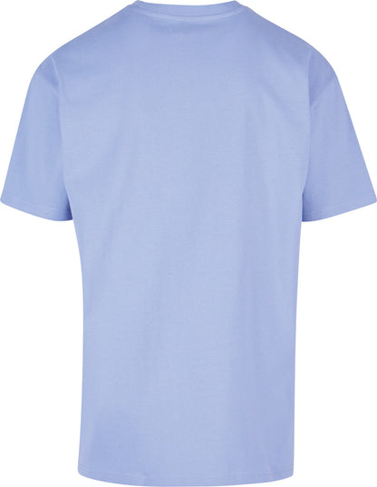 Build Your Brand Heavy oversized tee - Viola Blue