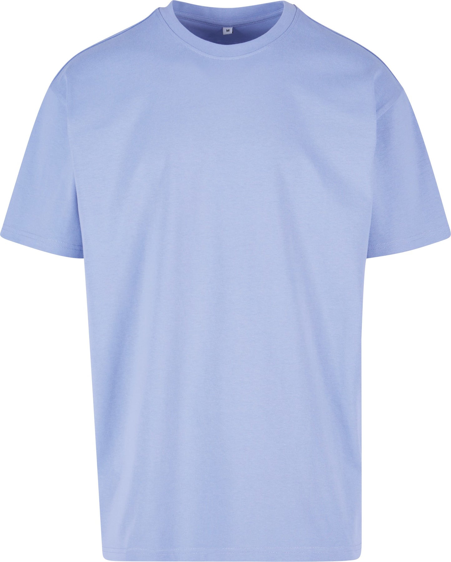 Build Your Brand Heavy oversized tee - Viola Blue