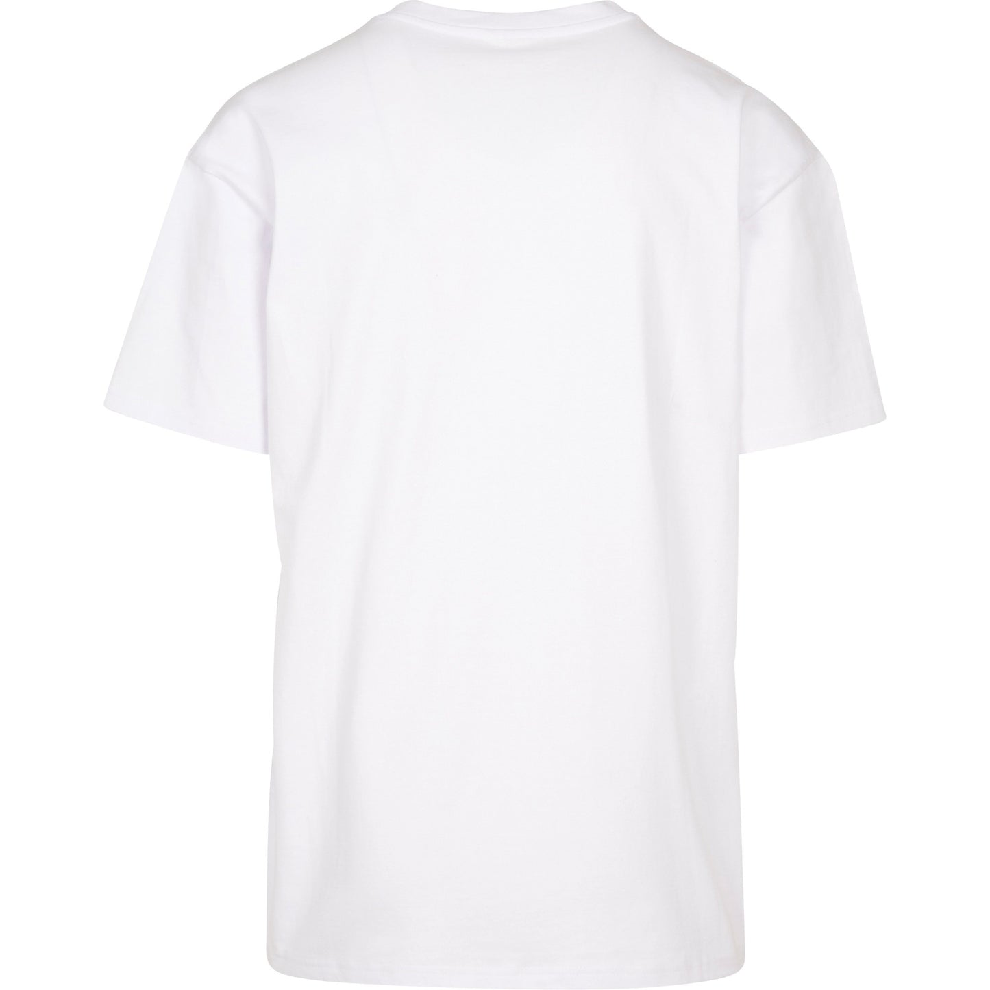 Build Your Brand Heavy oversized tee - White