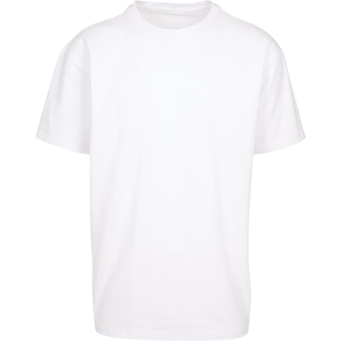 Build Your Brand Heavy oversized tee - White