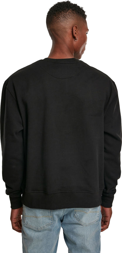 Build Your Brand Premium oversize crew neck