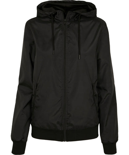 Build Your Brand Women’s two-tone tech windrunner jacket