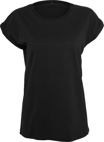 Build Your Brand Women's organic extended shoulder tee