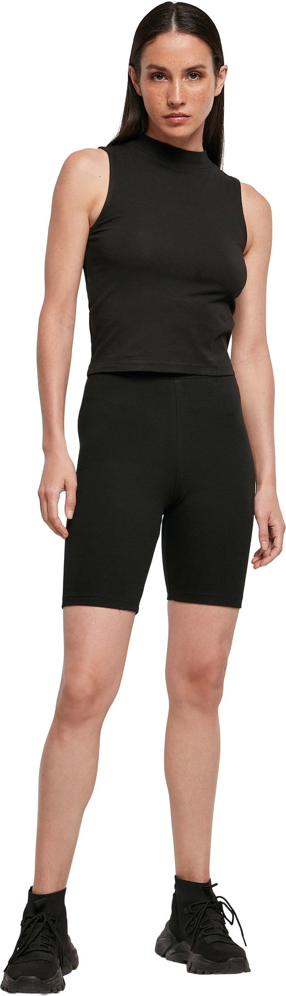 Build Your Brand Women's high waist cycle shorts