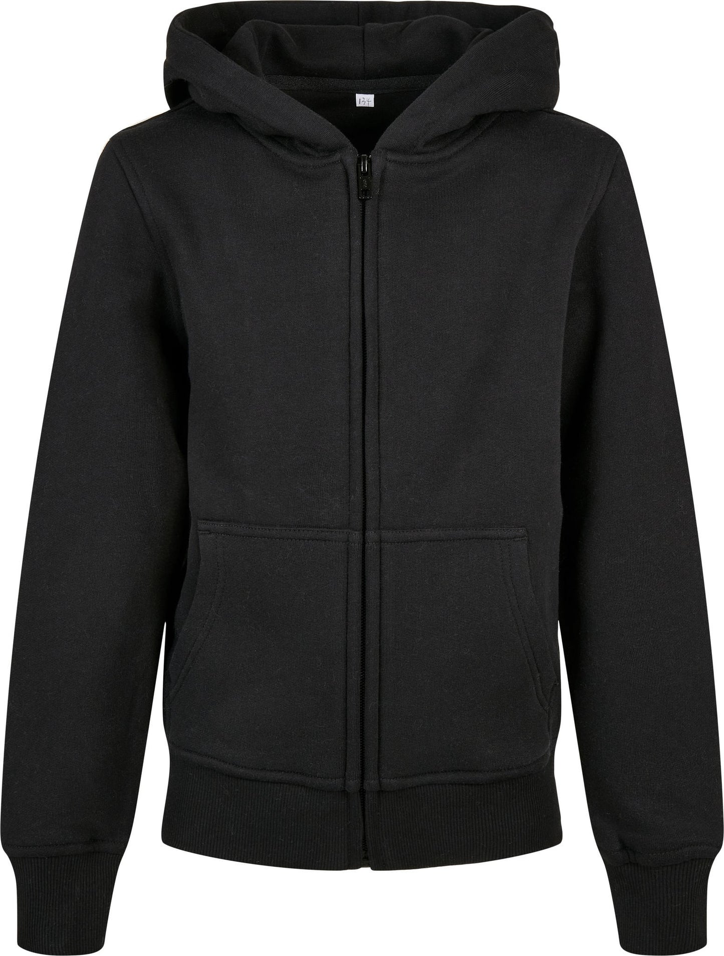 Build Your Brand Organic kids basic zip hoodie