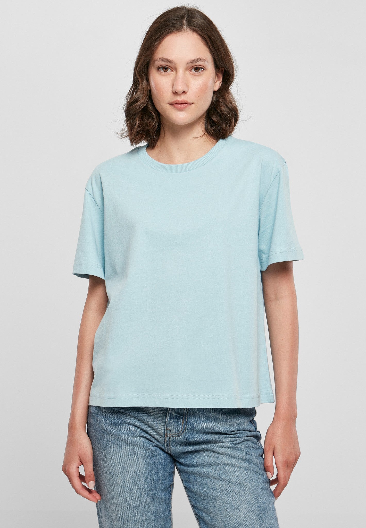 Build Your Brand Women’s everyday tee - Light Mint