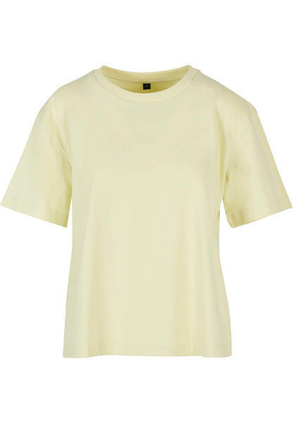 Build Your Brand Women’s everyday tee - Soft Yellow