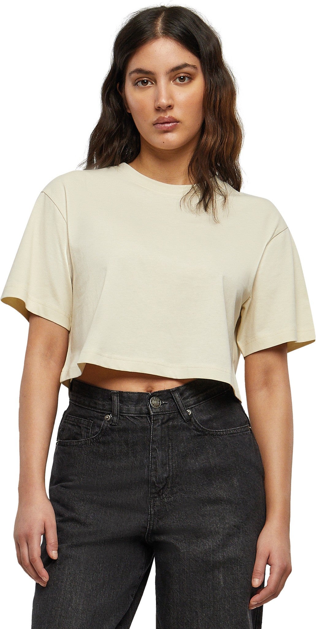 Build Your Brand Women’s short oversized tee