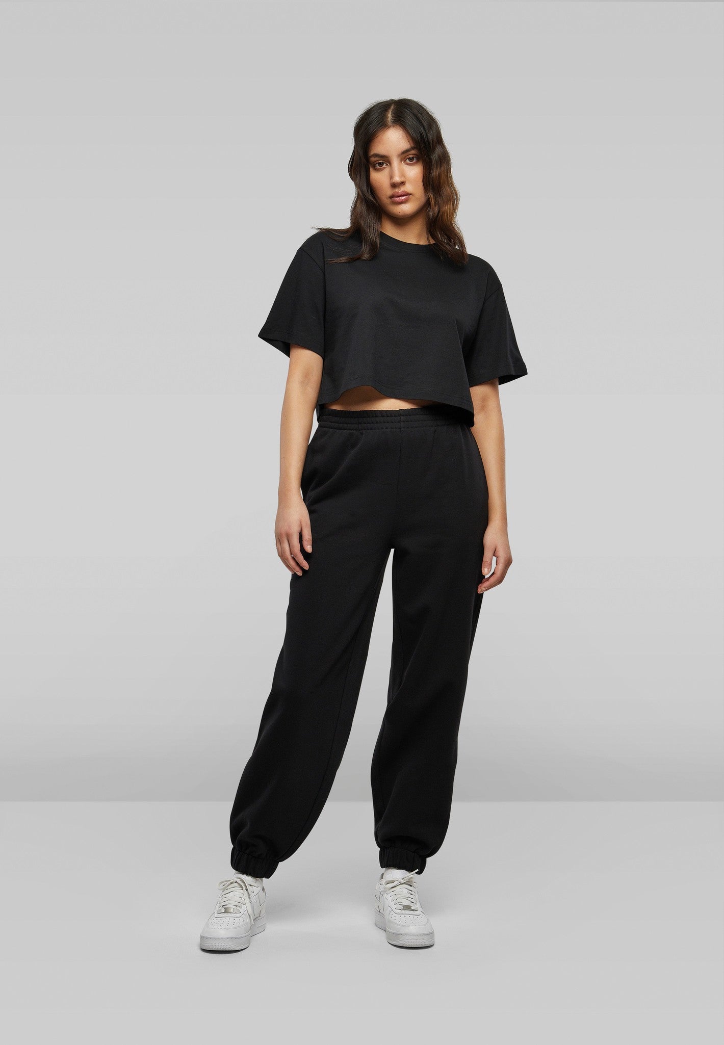 Build Your Brand Women’s high waist balloon sweatpants