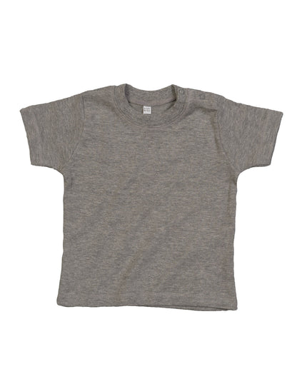 Babybugz Baby T - Heather Grey Melange