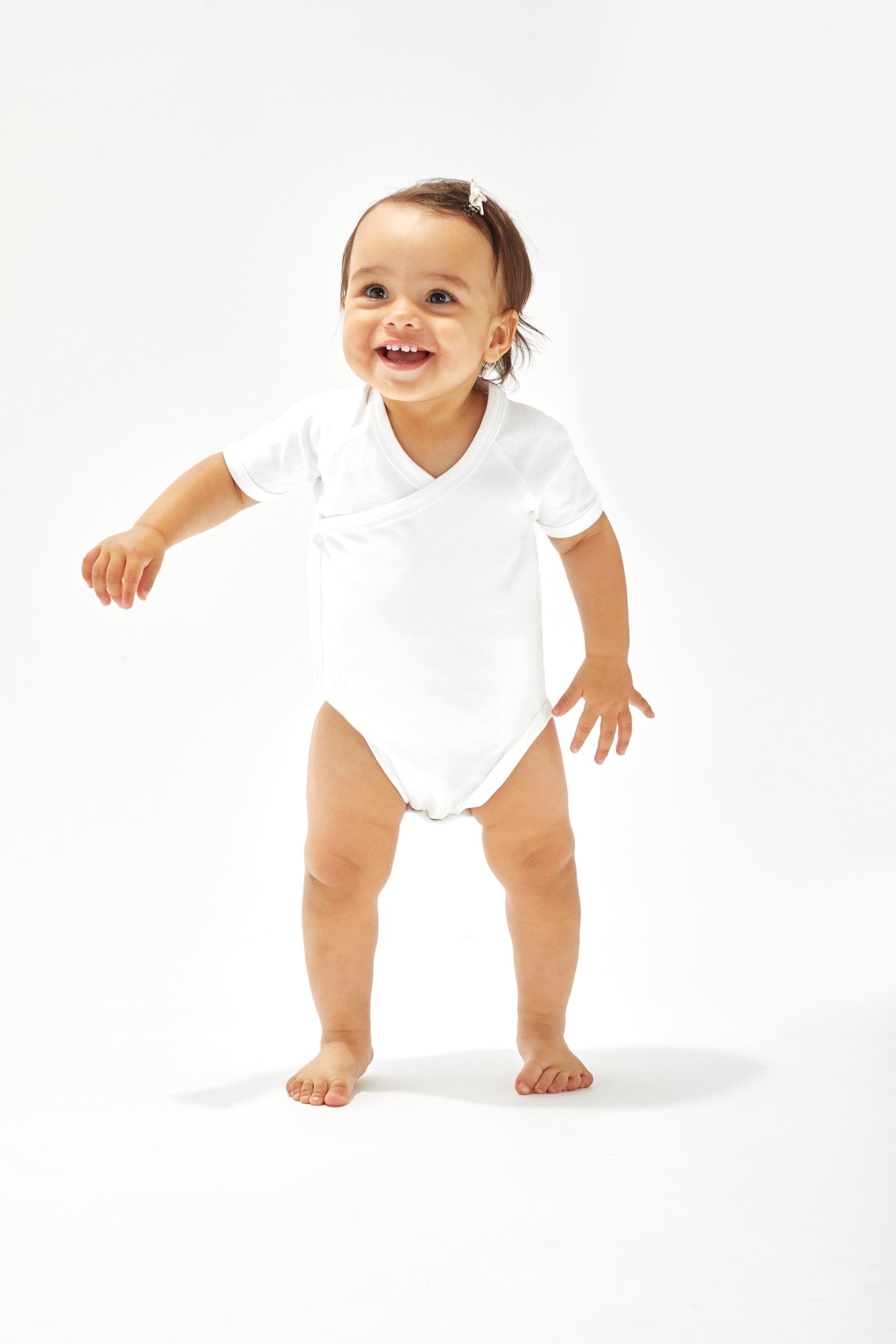 Babybugz Baby organic kimono bodysuit