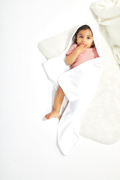 Babybugz Baby organic hooded blanket