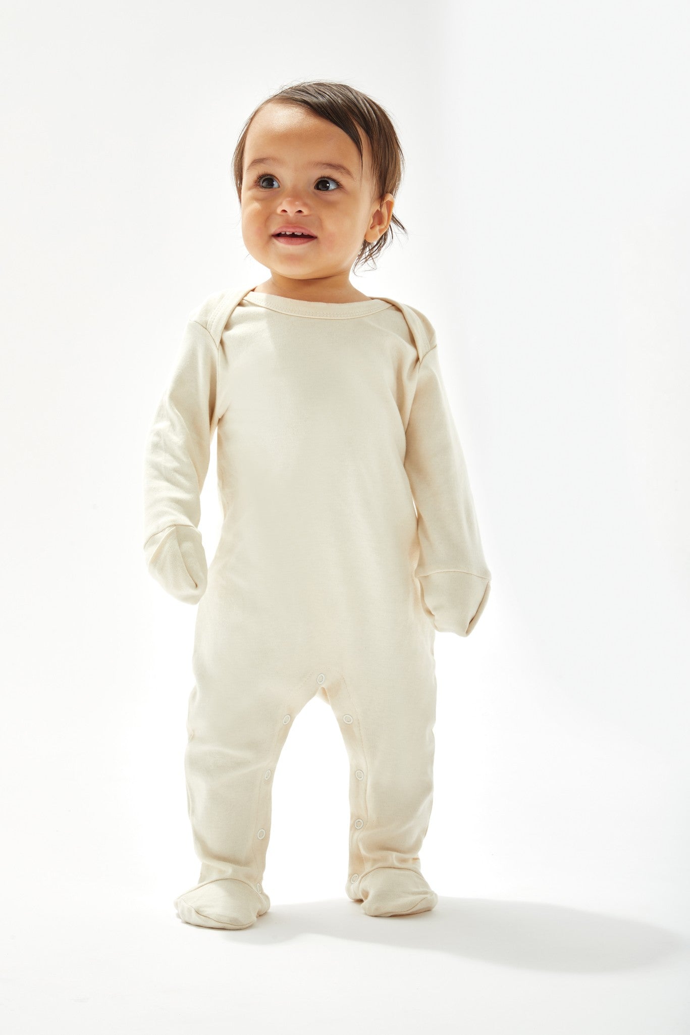 Babybugz Baby organic envelope sleepsuit with mitts