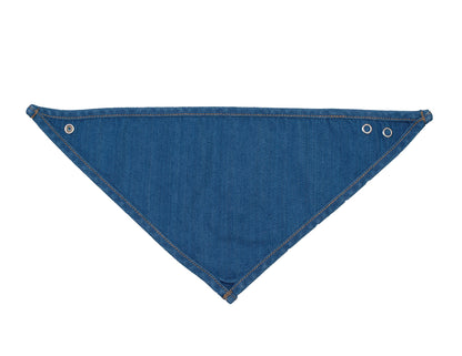 Babybugz Baby Rocks denim bandana bib