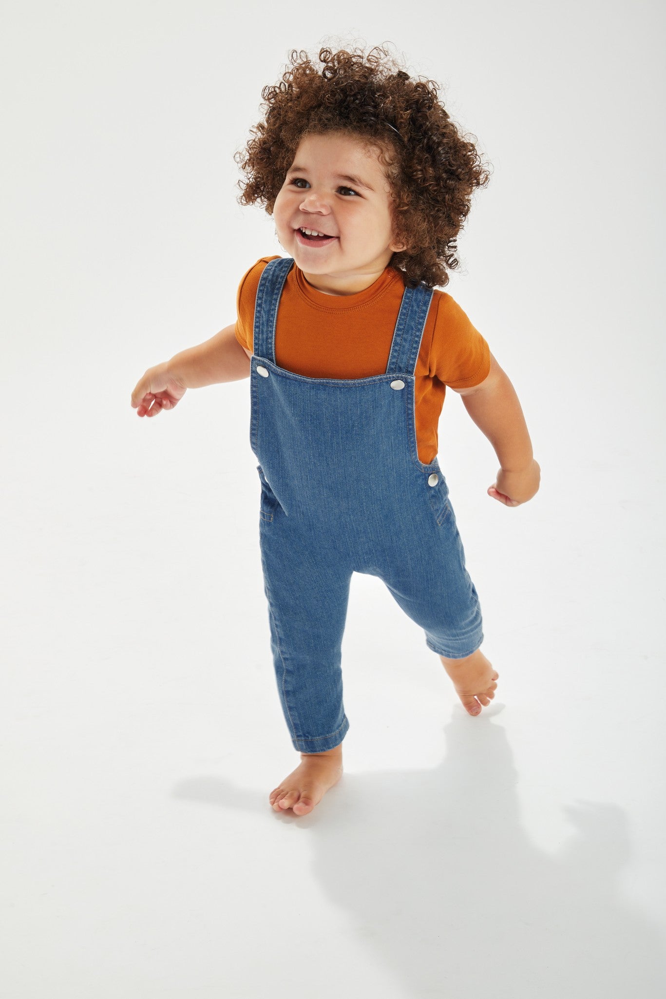 Babybugz Baby Rocks denim dungarees