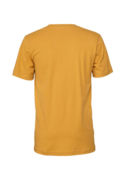 Bella Canvas Unisex Jersey crew neck t-shirt - Mustard