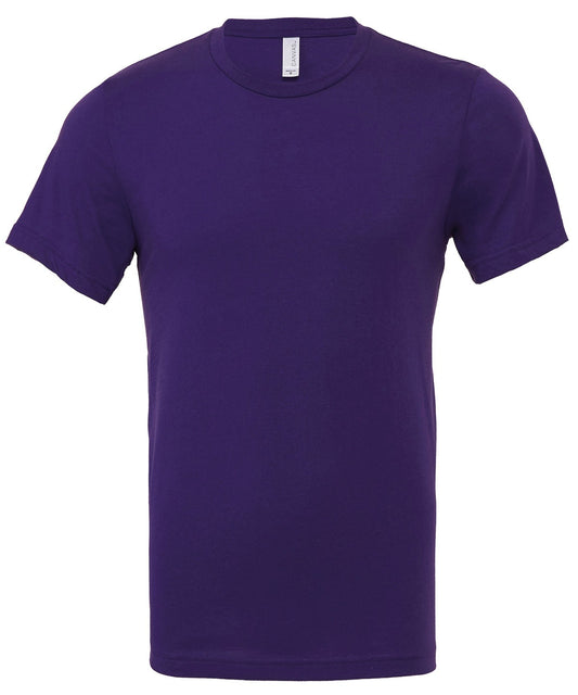 Bella Canvas Unisex Jersey crew neck t-shirt - Team Purple