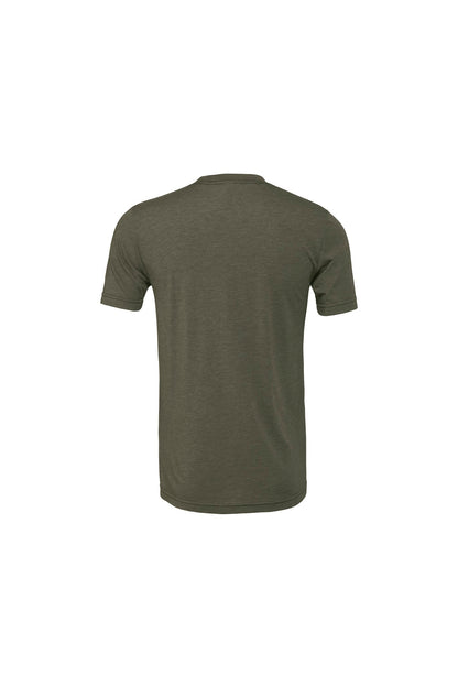 Bella Canvas Unisex triblend crew neck t-shirt - Military Green Triblend