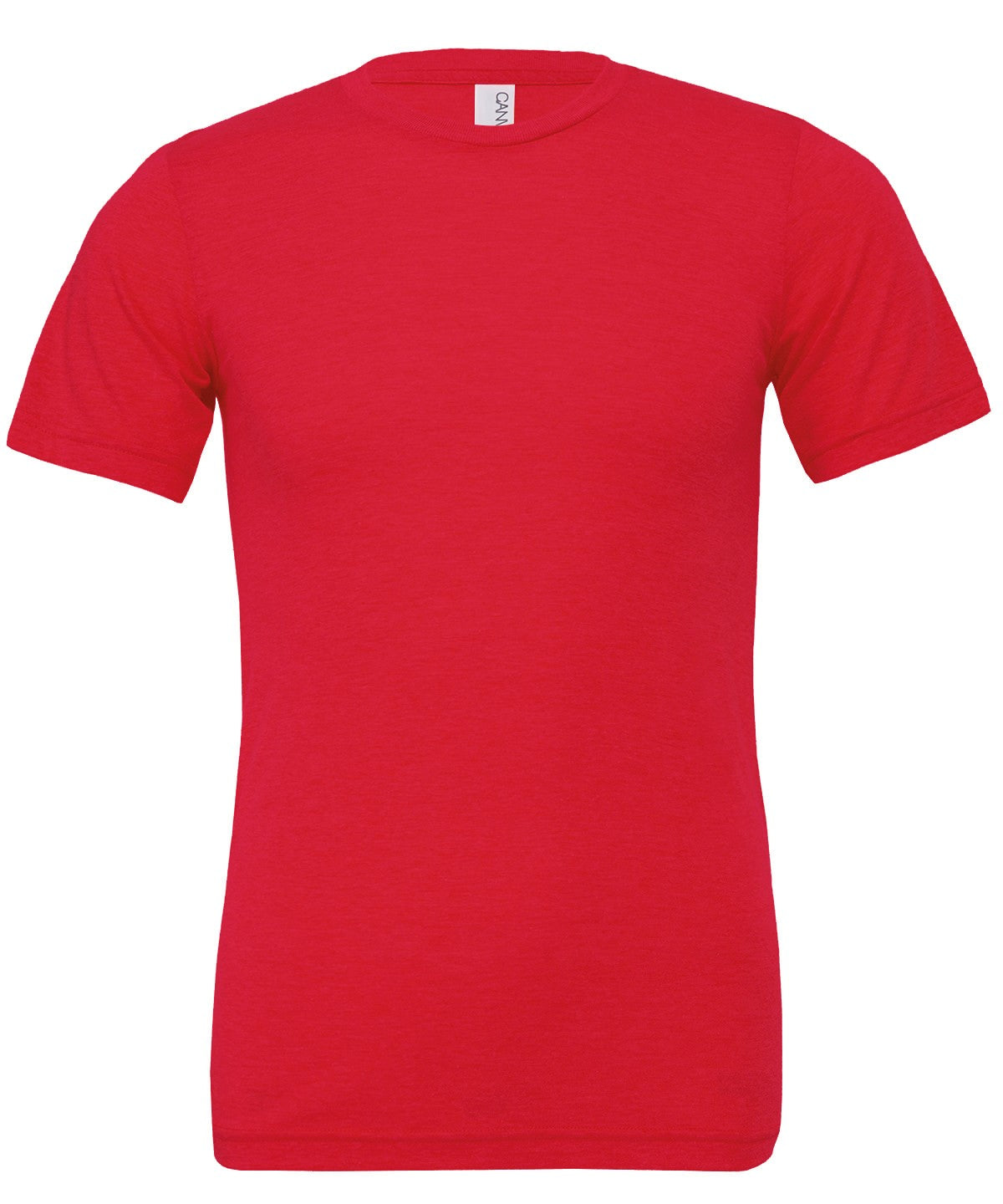 Bella Canvas Unisex triblend crew neck t-shirt - Light Red Triblend