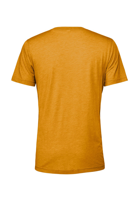 Bella Canvas Unisex triblend crew neck t-shirt - Mustard Triblend