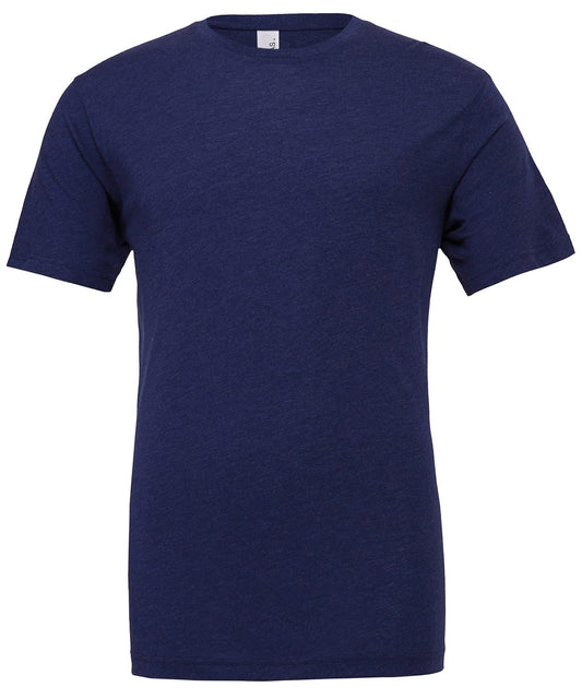 Bella Canvas Unisex triblend crew neck t-shirt - Navy Triblend