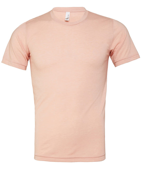 Bella Canvas Unisex triblend crew neck t-shirt - PeachTriblend