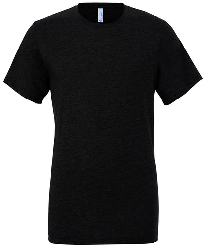 Bella Canvas Unisex triblend crew neck t-shirt - Solid Black Triblend