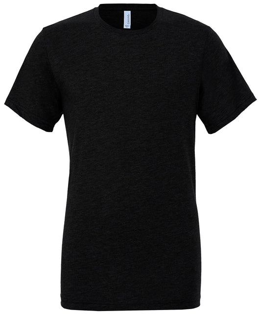 Bella Canvas Unisex triblend crew neck t-shirt - Solid Black Triblend