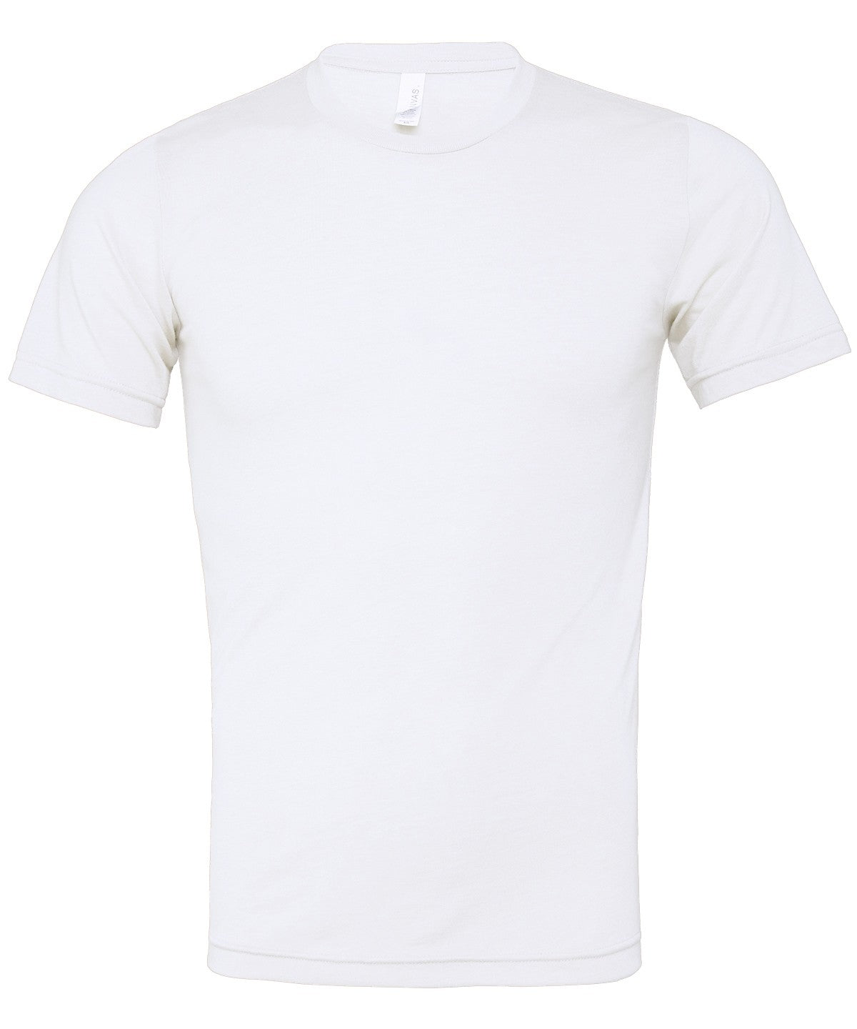 Bella Canvas Unisex triblend crew neck t-shirt - Solid White Triblend