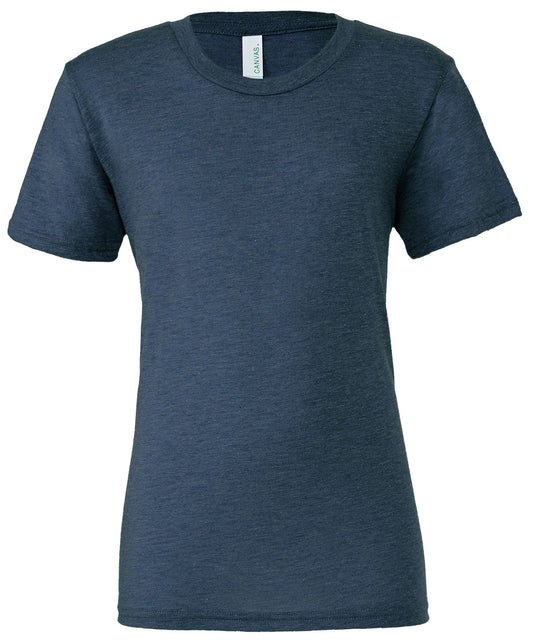 Bella Canvas Unisex triblend crew neck t-shirt - Steel Blue Triblend