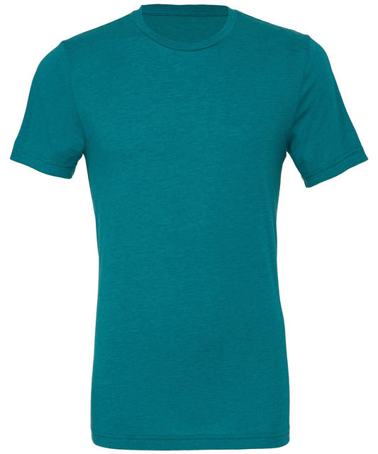 Bella Canvas Unisex triblend crew neck t-shirt - Teal Triblend