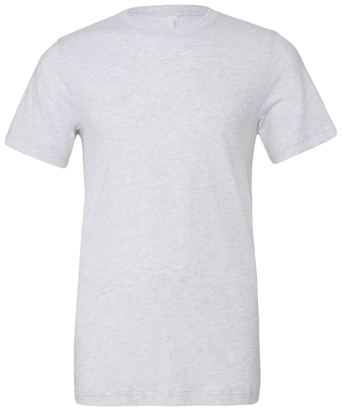 Bella Canvas Unisex triblend crew neck t-shirt - White Fleck Triblend