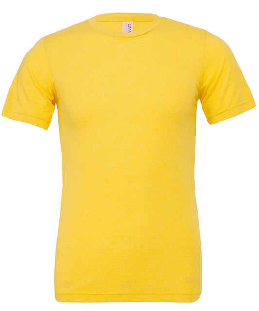 Bella Canvas Unisex triblend crew neck t-shirt - Yellow Gold Triblend