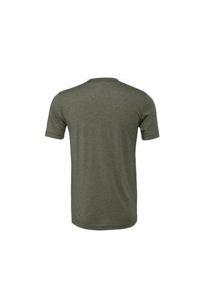 Bella Canvas Unisex heather CVC short sleeve t-shirt - Heather Military Green