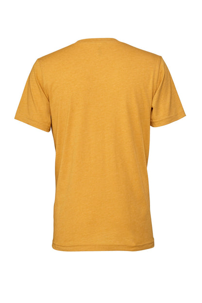 Bella Canvas Unisex heather CVC short sleeve t-shirt - Heather Mustard