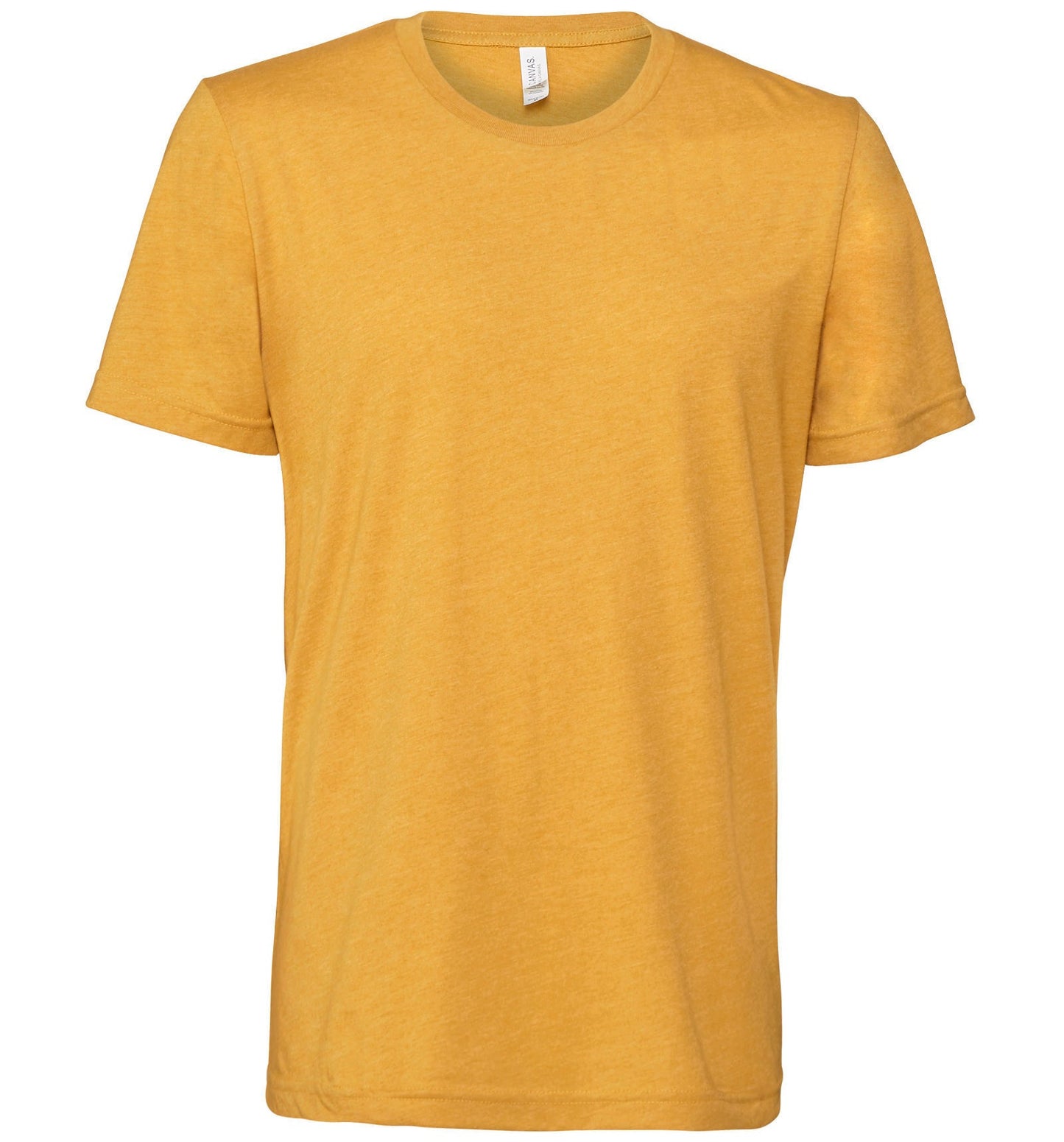 Bella Canvas Unisex heather CVC short sleeve t-shirt - Heather Mustard