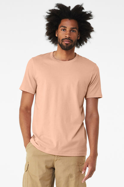 Bella Canvas Unisex heather CVC short sleeve t-shirt - Heather Clay