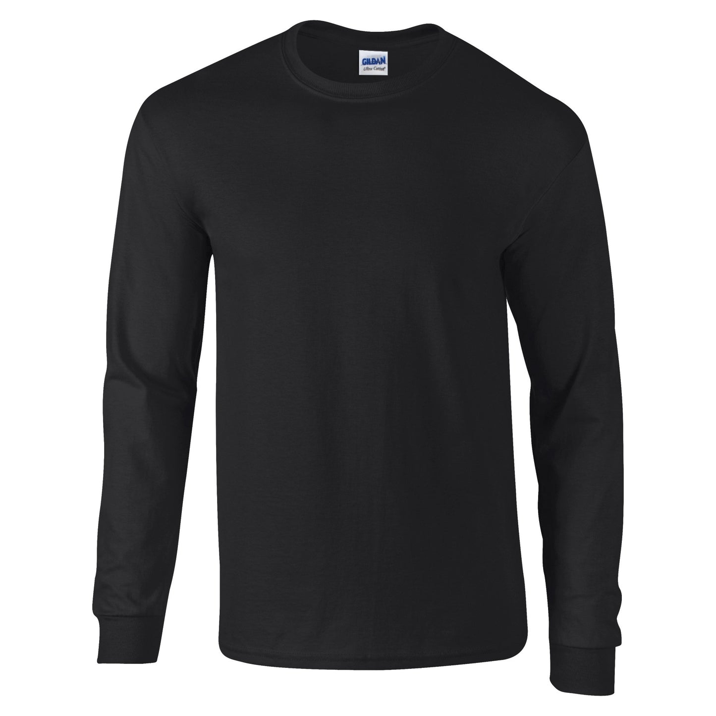 Gildan Ultra Cotton™ adult long sleeve t-shirt - Black