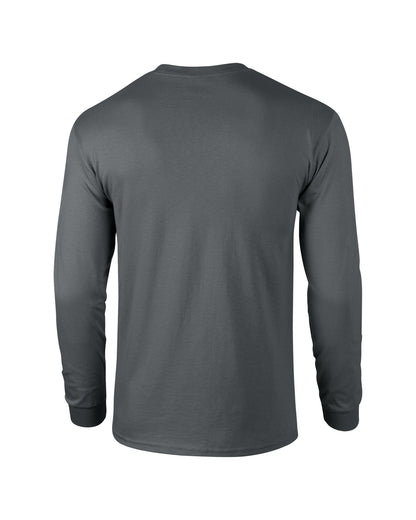 Gildan Ultra Cotton™ adult long sleeve t-shirt - Charcoal