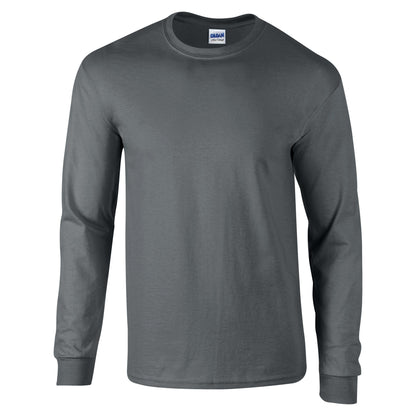 Gildan Ultra Cotton™ adult long sleeve t-shirt - Charcoal