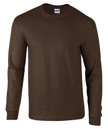 Gildan Ultra Cotton™ adult long sleeve t-shirt - Dark Chocolate