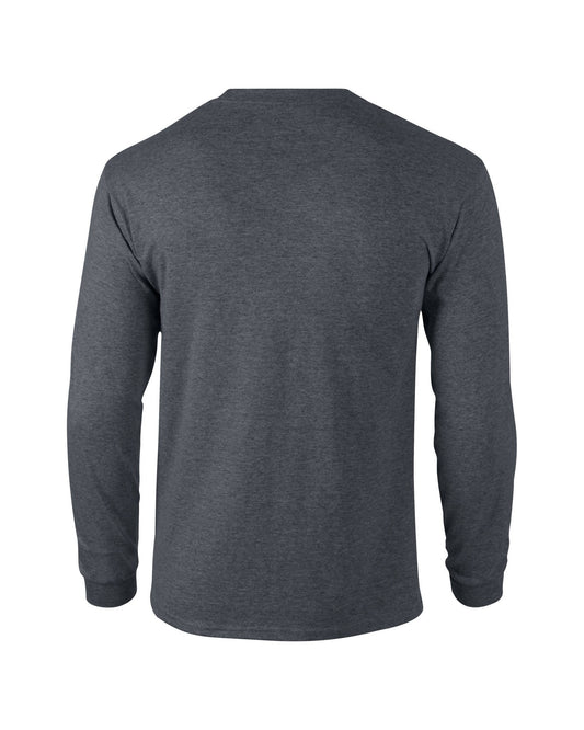 Gildan Ultra Cotton™ adult long sleeve t-shirt - Dark Heather