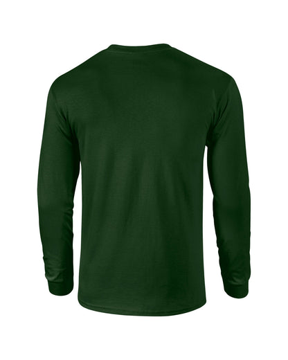 Gildan Ultra Cotton™ adult long sleeve t-shirt - Forest