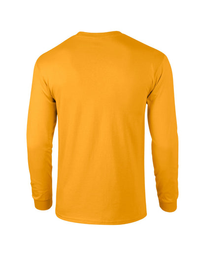 Gildan Ultra Cotton™ adult long sleeve t-shirt - Gold