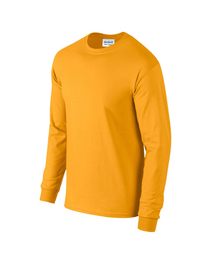 Gildan Ultra Cotton™ adult long sleeve t-shirt - Gold